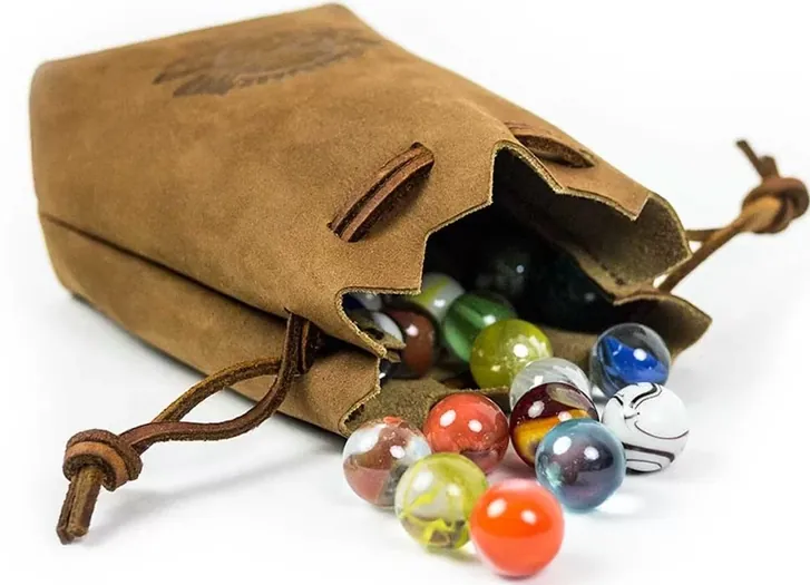 sac de billes colorées,