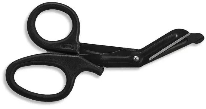 Auto-Bondage coincé, pris dans l’auto-bondage, ciseaux médicaux