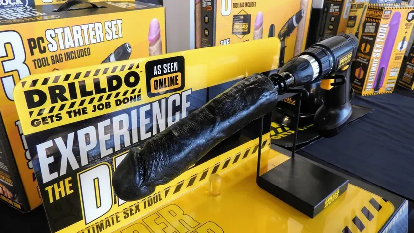 Jouets sexuels motorisés, machine sexuelle haute puissance, machine sexuelle Drilldo