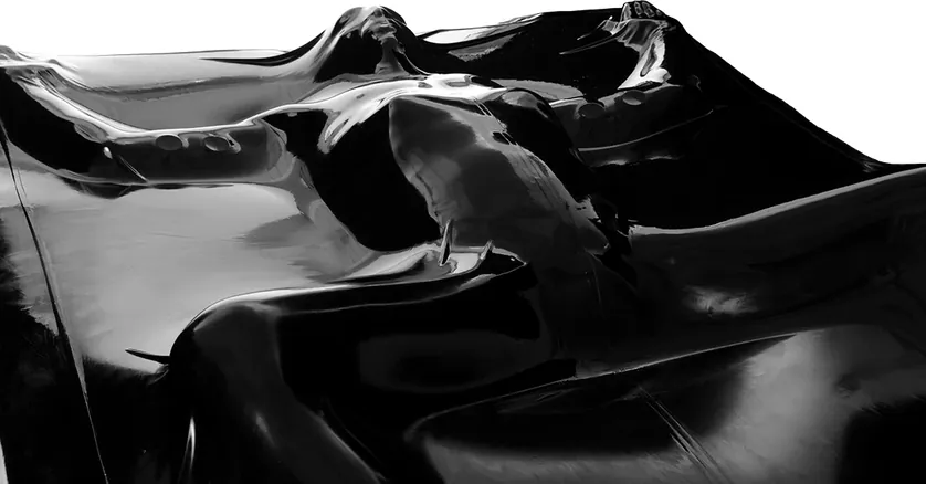 Lit à vide en latex BDSM, jouets BDSM extrêmes, jouets de bondage intense pour couples
