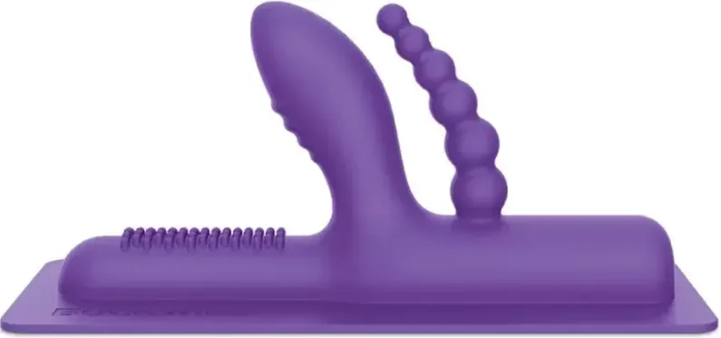 Une machine de double pénétration violette