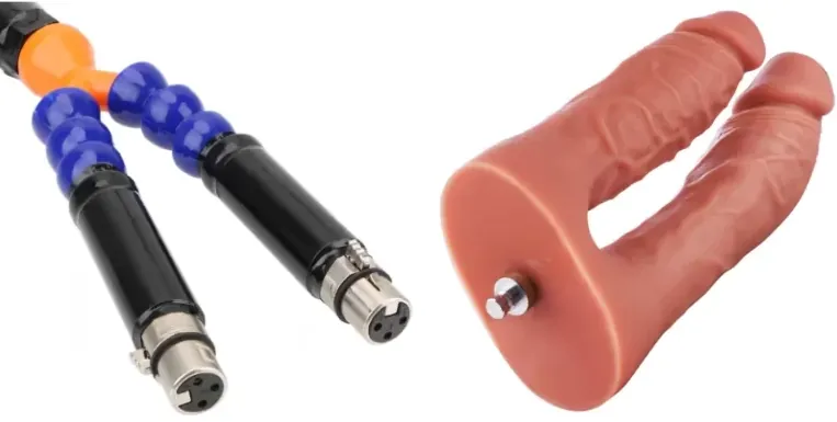 Accessoires Double Godes pour machines de double penetration