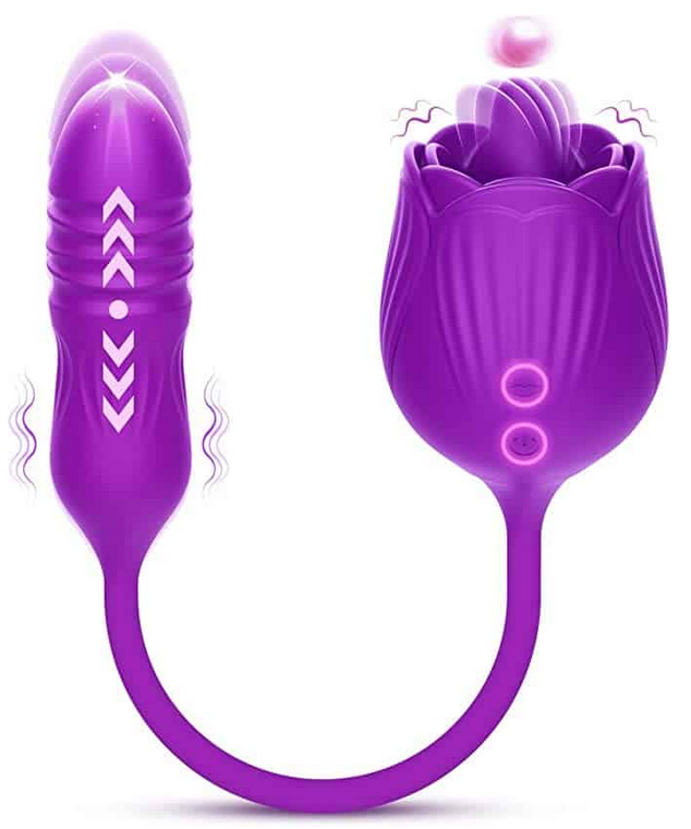 Sextoy en forme de rose haute intensité, meilleur sextoy en forme de rose pour couples